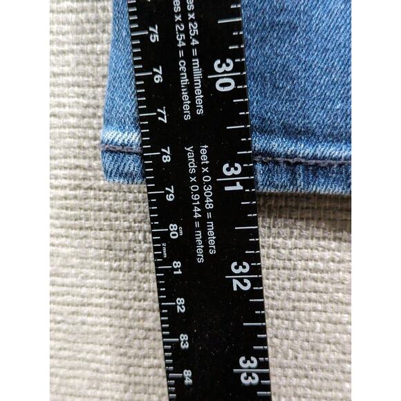 Old Navy Blue Jeans Size 12 Short Mid Rise Boot Cut -0424B169 - Picture 7 of 8